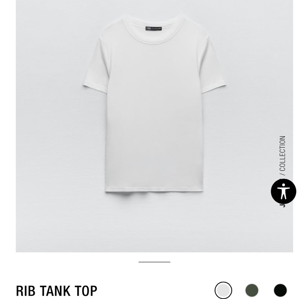 Zara basic tee